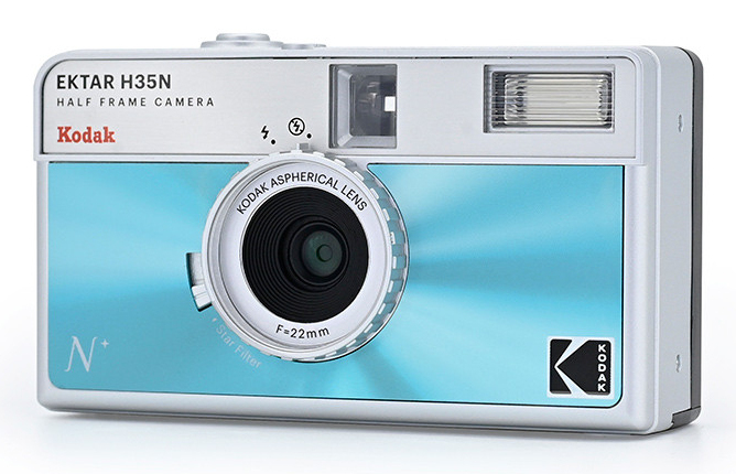 Kodak EKTAR H35N Caméra-film compact 35 mm Bleu, Argent - Neuf