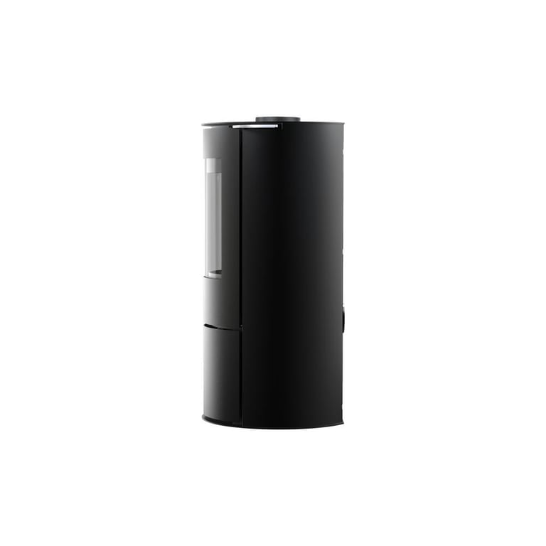 Poêle à bois Supra Leonie 6 kW vertical étanche Double combustion verre 50 cm raccord fumées Ø150 2020 Neuf - vue 3