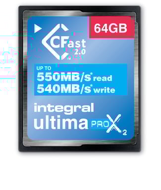Integral 64 GB ULTIMAPRO X2 CFAST 2.0 64 GB