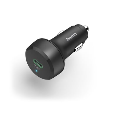Hama 00201637 chargeur d'appareils mobiles Smartphone, Tablette Noir Allume-cigare Charge rapide Auto