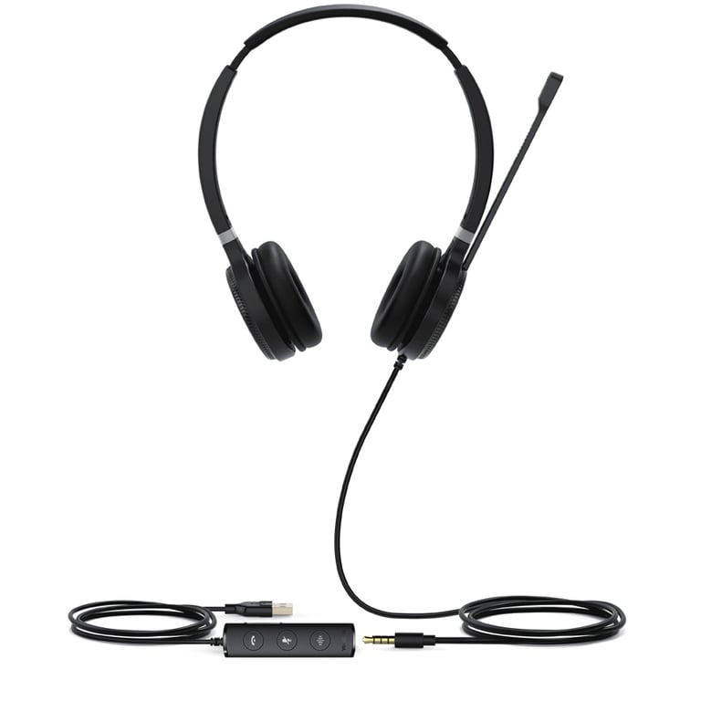 Casque Yealink UH36 Dual – Avec Fil, USB Type A, Bureau/Centre d'Appels - vue 3