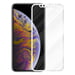 Verre trempé pour Apple iPhone XS MAX en TRANSPARENT avec du blanc Film de protection d'écran durci tempered glass plain ecran d'une dureté de 9H avec 3D Touch