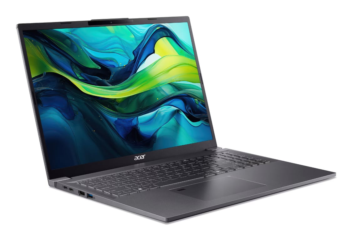 Acer Aspire 16 A16-71M-506P Intel Core 5 115U Ordinateur portable 40,6 cm (16 ) WUXGA+ 16 Go LPDDR5x-SDRAM 1 To SSD Wi-Fi 6E (802.11ax) Windows 11 Home Gris - Neuf