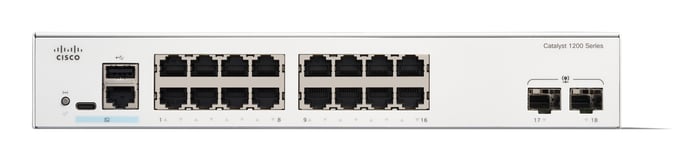 Cisco C1200-16T-2G switch Gestionado L2/L3 Gigabit Ethernet (10/100/1000) Blanco