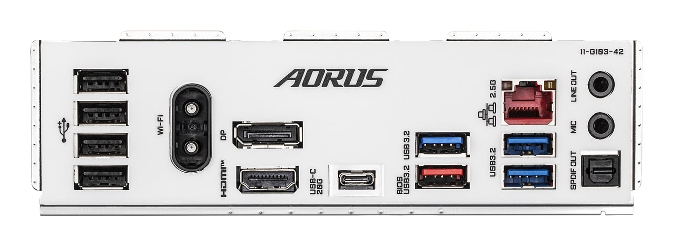 GIGABYTE B760M AORUS ELITE WIFI6E GEN5 Carte Mère – Compatible avec les processeurs Intel Core 14e génération VRM numérique 12+1+1 phases jusqu'à 5600 MHz DDR5 2 x .2 PCIe 4.0 Wi Fi 6E LAN 2.5 GbE USB 3.2 Gen 2x2 Neuf - vue 2