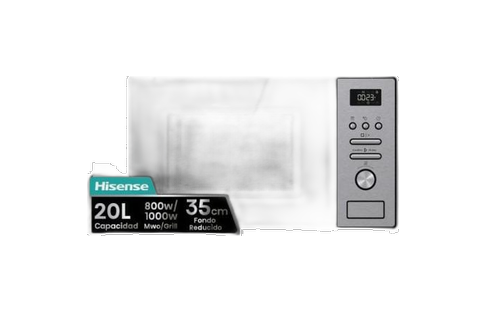 Four À Micro-Ondes Hisense BIM320G41X – 20L, 1000W, 15 Programmes, Grill