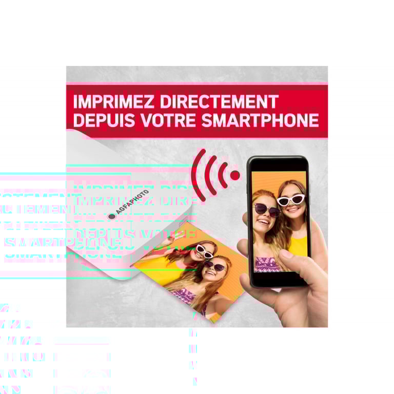 AGFA PHOTO Realipix Mini P Imprimante Photo Format 5 3 x 8 6 cm via Bluetooth Sublimation Thermique 4Pass - vue 3
