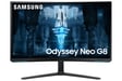 32'' Samsung Gaming Negro ODYSSEY NEO G8 3840x2160 VA Incurved 1000R 350 cd/m² 1ms 240Hz 2xHDMI 1xDP Soporte ajustable inclinación pivotante