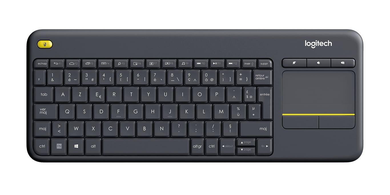 Clavier TV Sans fil Logitech K400 Plus AZERTY Pavé tactile - vue 7