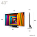 LG 43UT91006LA.AEK Televisor 109,2 cm (43'') 4K Ultra HD Smart TV Wifi Negro
