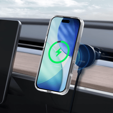 Coque antibactérienne antichoc magnétique invisible Fabriqué Avec du 75% Plastique Recyclé pour Apple iPhone 17 Pro Max, Transparente