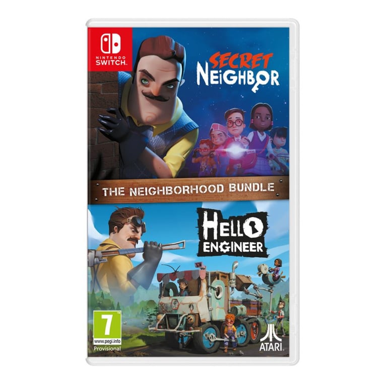 Secret Neighbor + Hello Engineer The Neighborhood Bundle Nintendo Switch Neuf