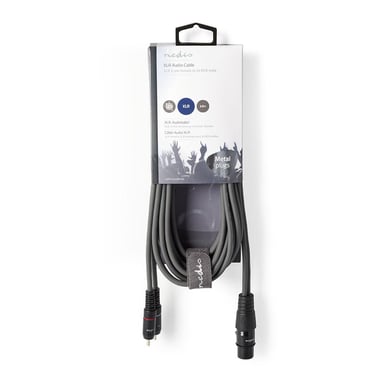 Nedis COTH15220GY30 câble audio 3 m XLR (3-pin) 2 x RCA Gris