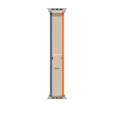 Apple MT5W3ZM/A accessorio indossabile intelligente Banda Beige, Arancione Nylon, Poliestere riciclato, Titanio, Spandex