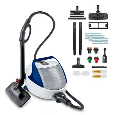 Polti Pro 100 Eco Power Nettoyeur vapeur traineau 1900 W Noir, Bleu, Blanc