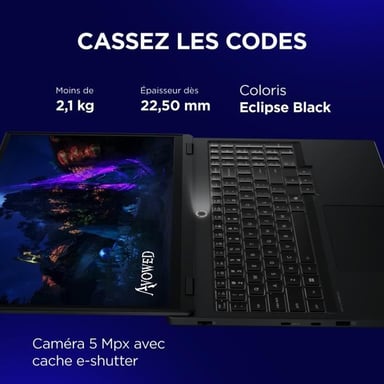 PC portable Gamer  Legion 5 15IRX10 | Windows 11 - 15,3 165hz IPS - Core i7-13650HX - RTX 5070 115W - 32 Go - 512 Go