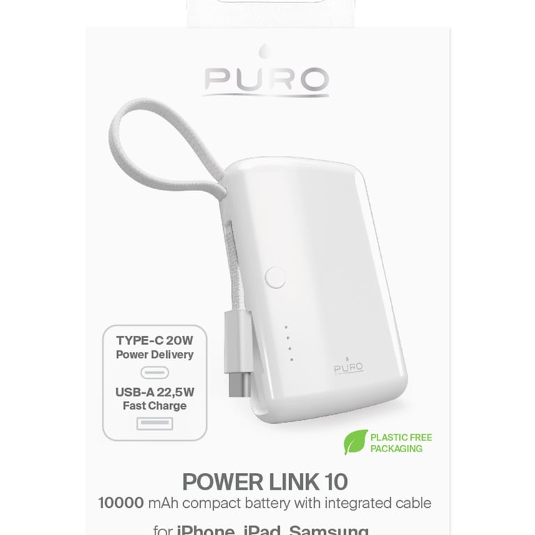 PURO Power Link 10 10000 mAh Neuf - vue 2
