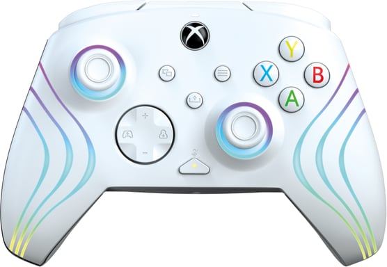 PDP Manette filaire Afterglow Wave: White Pour Xbox Series X|S, Xbox One & Windows 10/11
