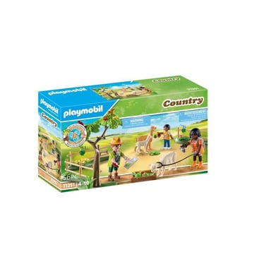 PLAYMOBIL - 71251 - Country La Ferme - Senderistas y alpacas
