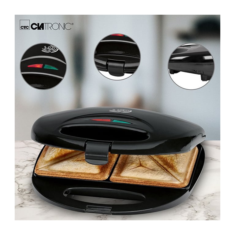 Appareil à Sandwich et Croque Monsieur Clatronic ST 3477 - vue 5