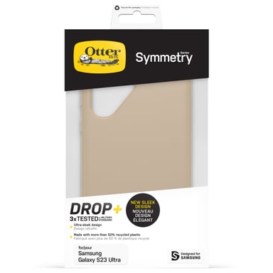 Custodia OtterBox Symmetry per Galaxy S23 Ultra , protezione anti-caduta, sottile, resiste a 3 volte più cadute rispetto agli standard militari, antimicrobica, non lascia nemmeno il segno Samsung Galaxy S23 Ultra