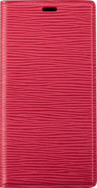 Diarycase 2.0 Coque clapet en cuir véritable avec support aimanté pour Apple iPhone 11 Pro Max, Rouge Bordeaux