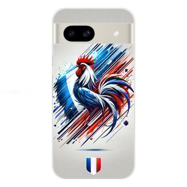 Funda de silicona - Compatible con Google Pixel 8a - diseño coq francais