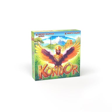 Jeu de cartes Bioviva Kondor - 2-4 joueurs - À partir de 8 ans - moins de 15 min - Multicolore