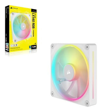 Corsair CO-9051031-WW système de refroidissement d'ordinateur Boitier PC Ventilateur 14 cm Blanc 1 pièce(s)