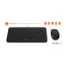 Set mini tastiera e mouse wireless - MOBILITY LAB - CP420W - FR - Nero