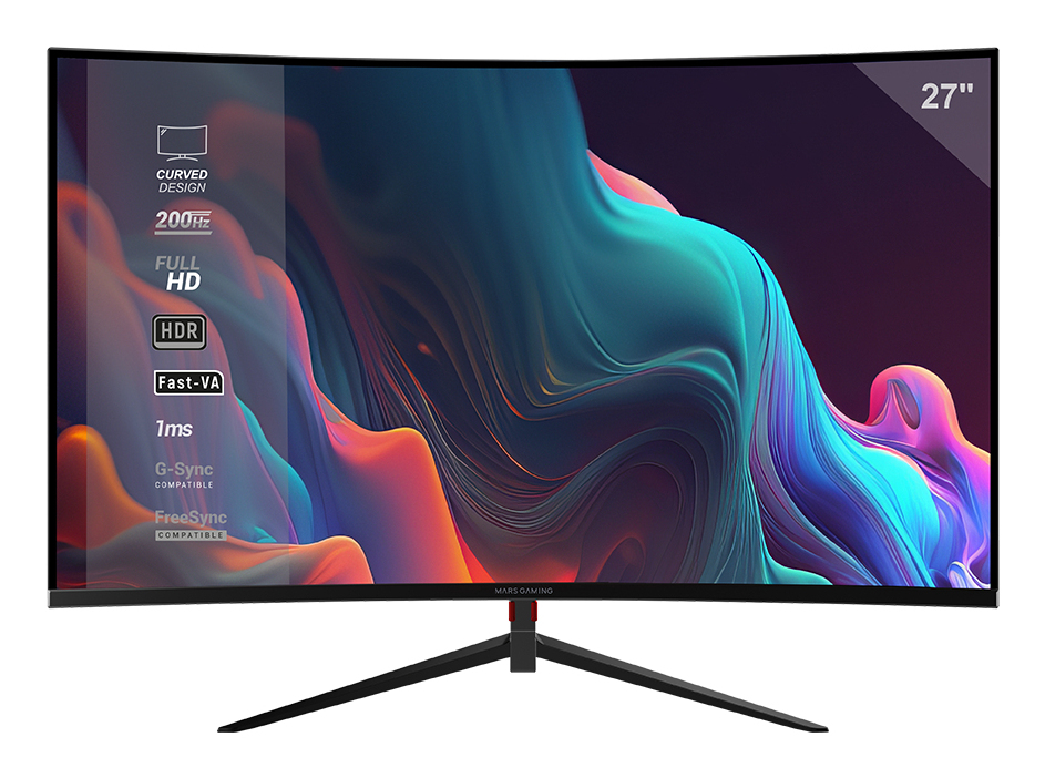 Mars Gaming MV-27C écran plat de PC 68,6 cm (27 ) 1920 x 1080 pixels Full HD