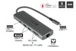Alcasa HUB-C001A hub & concentrateur USB Type-C 5000 Mbit/s Anthracite