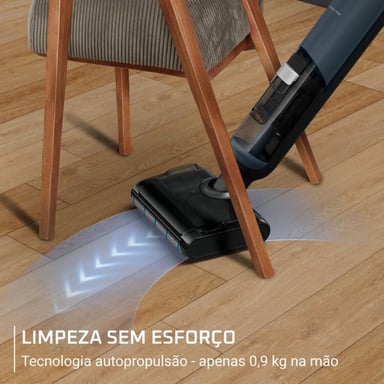 Rowenta X-Clean 5 Pro GZ5436E0 aspirateur balai et balai électrique Batterie Sec&humide Sans sac 0,5 L Bleu, Noir