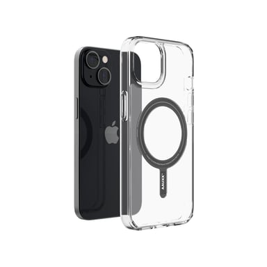 Apple iPhone 14 - Carcasa del teléfono - Cubierta trasera - Funda - MagSafe - Resistente a los golpes - iRing® - Transparente