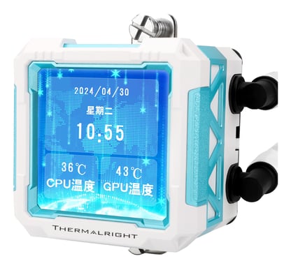 Thermalright Frozen Warframe PRO 360 Procesador Sistema de refrigeración líquida todo en uno 12 cm Blanco 1 pieza(s)