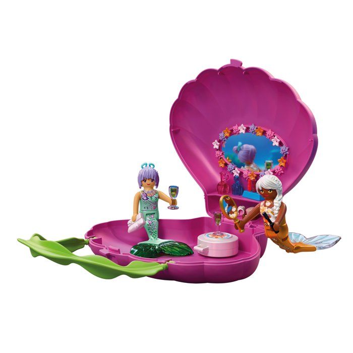 72105 Sac coquillage & sirenes, Les Sirenes Fantasy & Magic, 47 pieces, Des 4 ans - Neuf