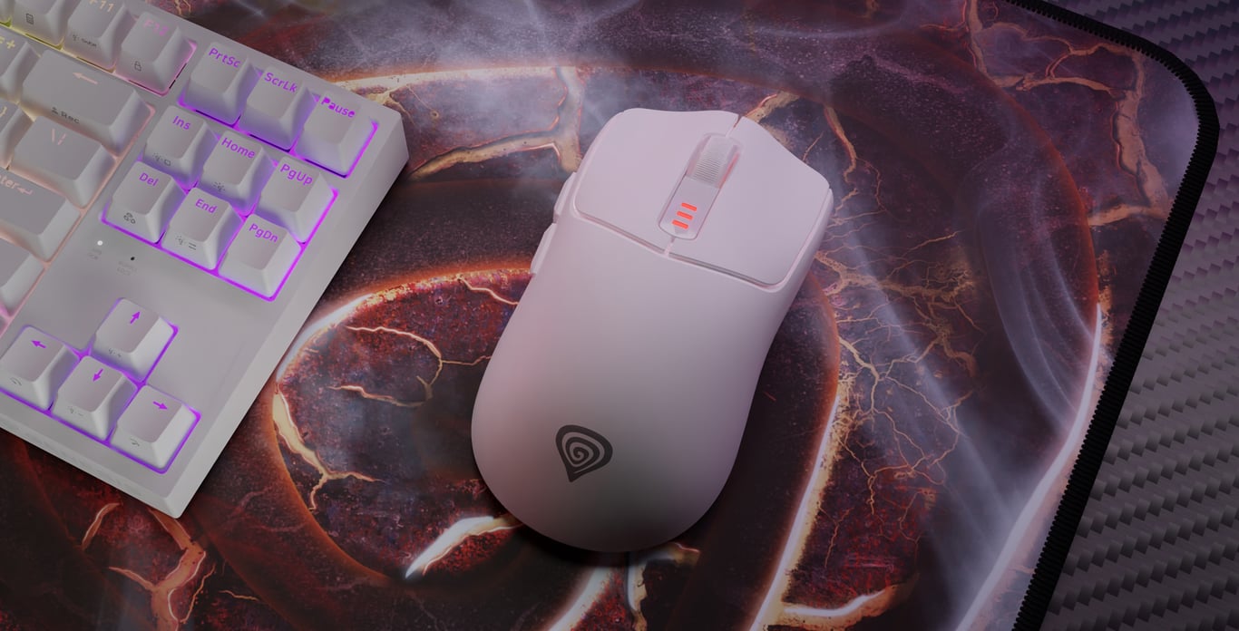 Souris GENESIS Zircon 500 – Gaming Droitier Optique 10000 DPI 6 Boutons RF Bluetooth USB-C - vue 3