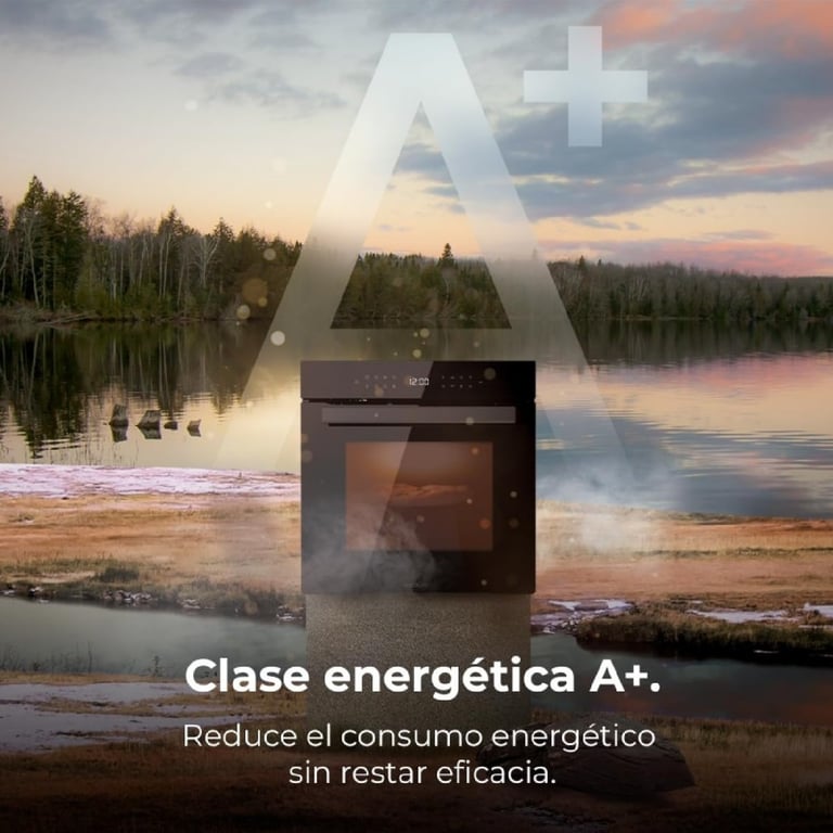 Four Encastrable Cecotec Bolero Hexa P506000 Pyrolyse 60cm A+ AirFryer Pizza - vue 3