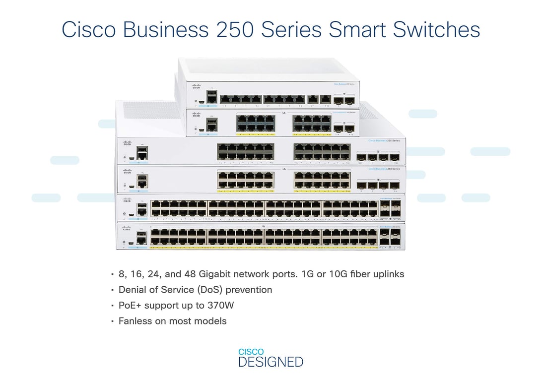 Cisco CBS250 16P 2G - vue 6
