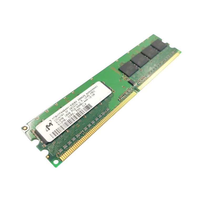 512Mo RAM DDR2  MT8HTF6464AY-53EB3 DIMM PC2-4200U - Très bon état