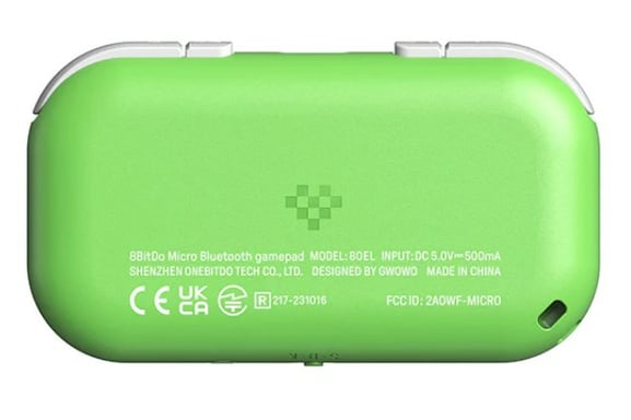 8bitdo Mini mando bluetooth verde para Nintendo Switch y Raspberry Pi
