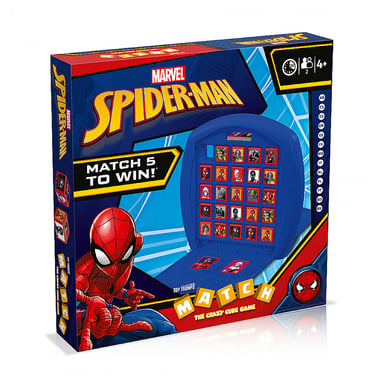 Jeu de société Spider-Man : Aligne 5 cubes pour gagner