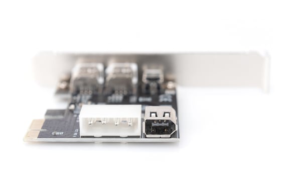 Digitus Tarjeta PCI Express, Firewire 1394a (3 + 1 puerto)