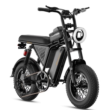 Bicicleta eléctrica todoterreno Bodywel M16 PRO, batería extraíble de 48 V y 15 Ah, autonomía de 35-65 km, suspensión completa