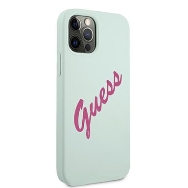 Coque pour Apple iPhone 12 Pro Max Collection Silicone Vintage en TPU Bleu