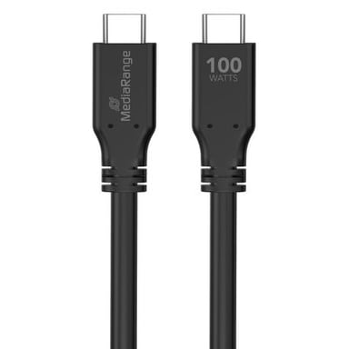 MediaRange MRCS218 câble USB USB 3.2 Gen 1 (3.1 Gen 1) 3 m USB C Noir
