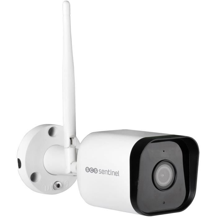 Camcamp Telecamera Di Sorveglianza Esterna PTZ WiFi – Visione Notturna A Colori, Audio Bidirezionale, Domo IP Per Interni Ed Esterni