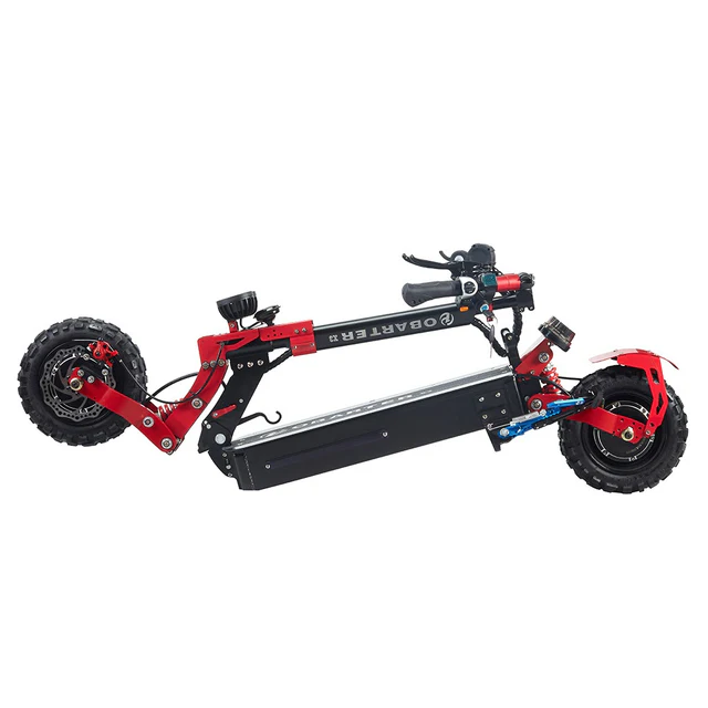 Patinete eléctrico plegable OBARTER X3 de 11 pulgadas, patinete eléctrico todoterreno para adultos, 2400 W, 48 V, 21 AH