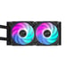 GIGABYTE AORUS WATERFORCE X II 240 Raffreddatore a liquido per processori AIO - 2x ventole ARGB da 120 mm, schermo LCD a colori, DAISY-CHAIN, compatibile con Intel LGA 1851 e AMD AM5