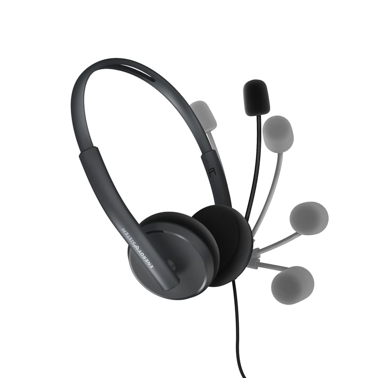 Casque Energy Sistem Office 2 – Filaire, Micro Rétractable, Compatible PC/MAC - vue 2